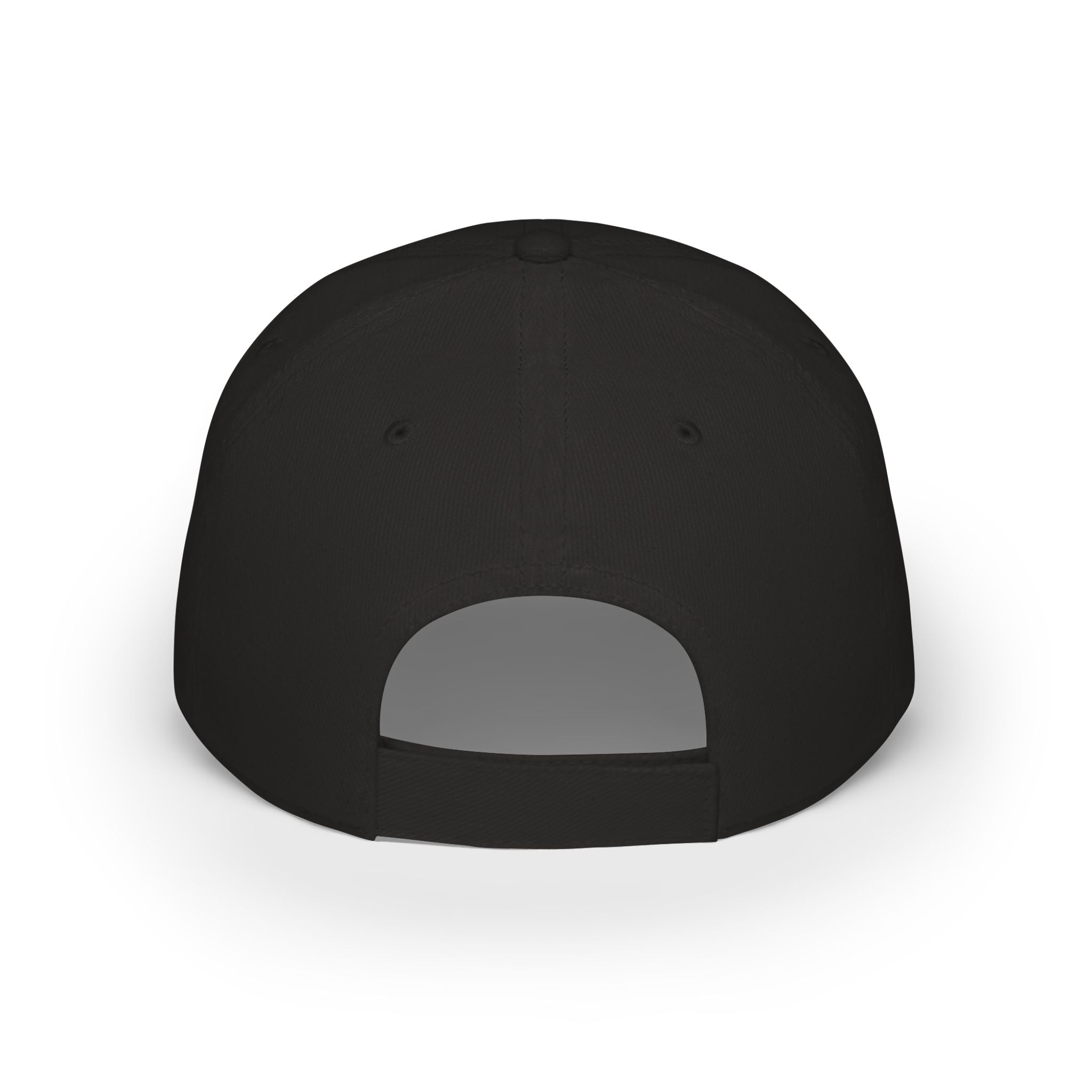 Low Profile Baseball Cap — Pink Bunny Skull Logo Embroidered Hat