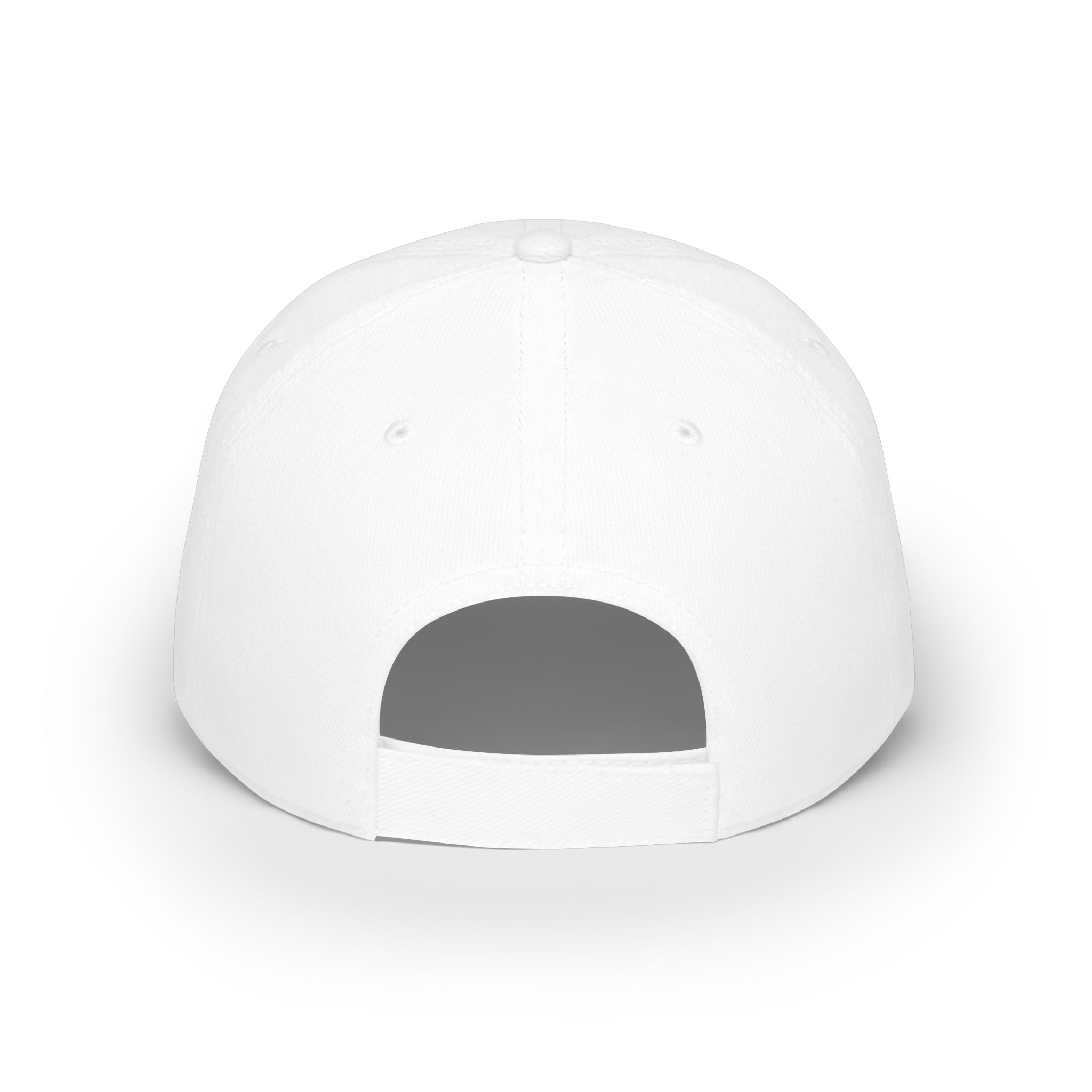 Low Profile Baseball Cap — Pink Bunny Skull Logo Embroidered Hat